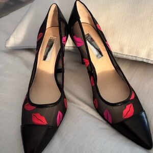 INC International Concepts Black and Pink Heels